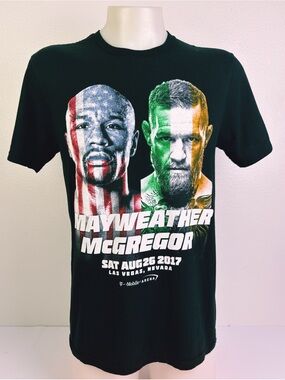 Mayweather McGregor 2017 Las Vegas T-
Mobile Arena Fight T Shirt Mens M